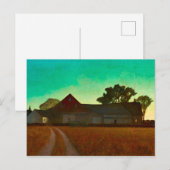 The Hupper Boerderij, 1938, by Newell Convers Wyet Briefkaart (Voorkant / Achterkant)