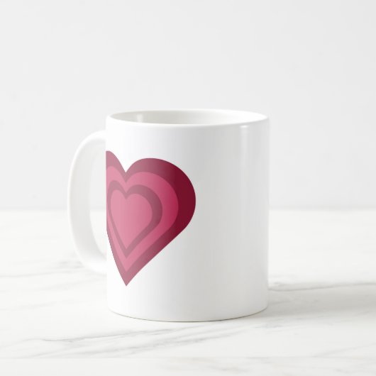 The Hypnotising Heart Mug  Koffiemok (Voorkant links)
