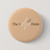 The I do Bride Button Pin (Voorkant)