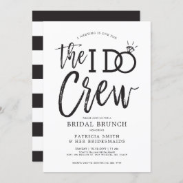 The I Do Crew | Bruidsfeest Brunch Kaart