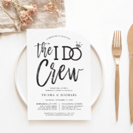 The I Do Crew | Bruiloftsproef Dinertje Kaart