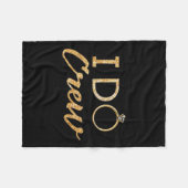 The I Do Crew  Fleece Deken (Voorkant (Horizontaal))