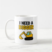 The 'I need a bigger digger' mug Koffiemok (Links)