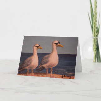 The Ice Cream Police, Seagull - Greeting Card Kaart
