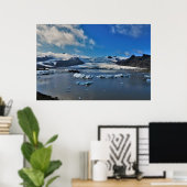The Iceberg Lagoon Poster (Thuiskantoor)