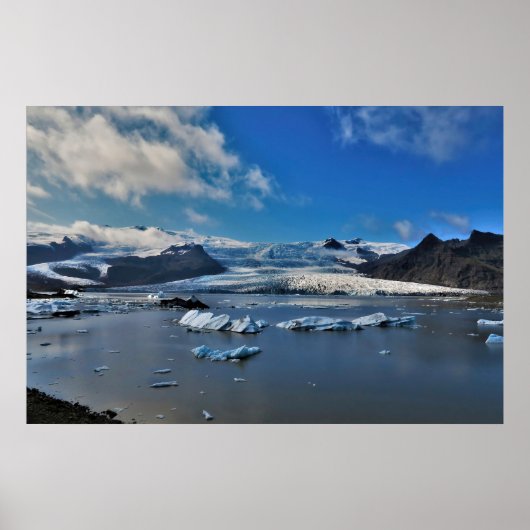 The Iceberg Lagoon Poster (Voorkant)