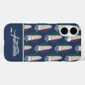 The Iconic Italian Landmark Personalized Name Case-Mate iPhone Case (Achterkant (horizontaal))
