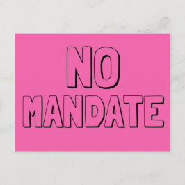The Ides of Trump No Mandate Briefkaart