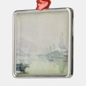 The Ile Lacroix under Snow, 1893 Metalen Ornament (Links)