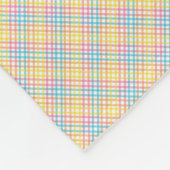 The image displays two panels showing a blanket fleece deken (Hoek)