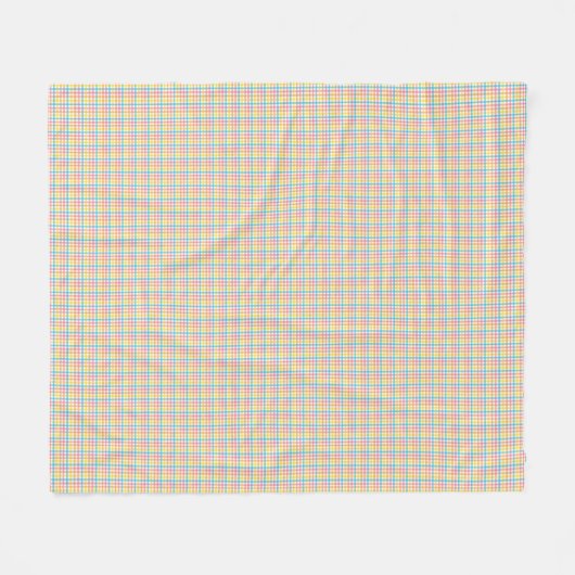 The image shows a two-sided blanket with a front  fleece deken (Voorkant (Horizontaal))