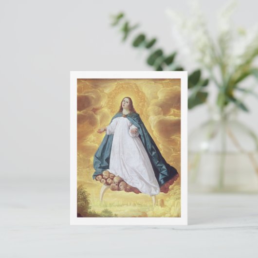 The Immaculate Conception, c.1628-30 (olie op canv Briefkaart (Staand voorkant)