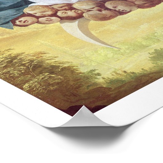 The Immaculate Conception, c.1628-30 (olie op canv Poster (Hoek)