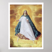 The Immaculate Conception, c.1628-30 (olie op canv Poster (Voorkant)