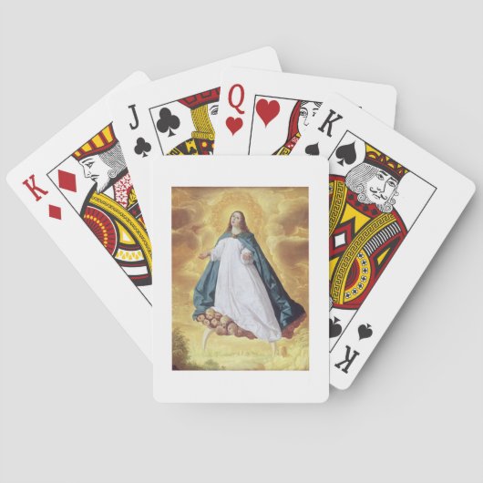 The Immaculate Conception, c.1628-30 (olie op canv Speelkaarten (Achterkant)