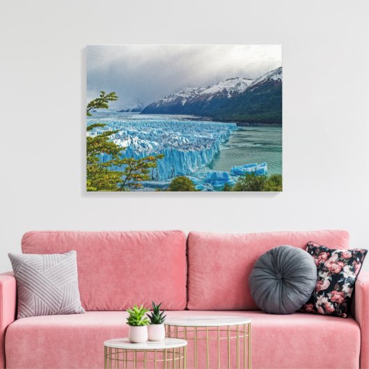 The impressive Perito Moreno Glacier Canvas Afdruk (Insitu (Woonkamer))
