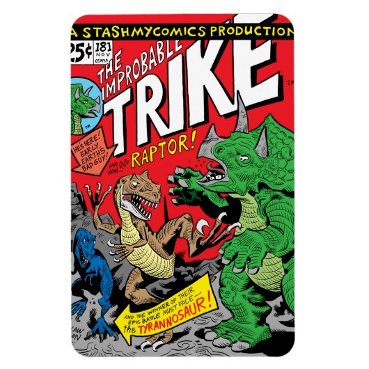 The Improbable Trike van Jim Lawson Magnet Magneet (Verticaal)