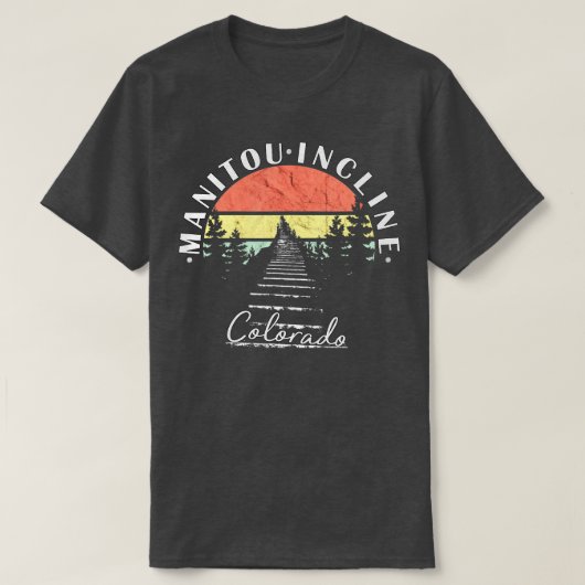 The Incline Manitou Springs Colorado  T-shirt (Design voorkant)