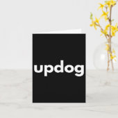 The Incognito Store _ Updog Dog Lover Funny - Blac Kaart (Gele Bloem)