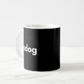 The Incognito Store _ Updog Dog Lover Funny - Blac Koffiemok (Voorkant links)