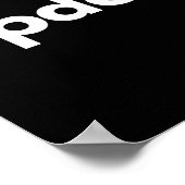 The Incognito Store _ Updog Dog Lover Funny - Blac Poster (Hoek)