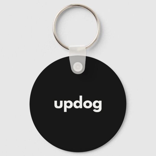 The Incognito Store _ Updog Dog Lover Funny - Blac Sleutelhanger (Voorkant)