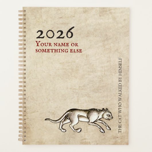 The Independent Cat's Planner (Voorkant)