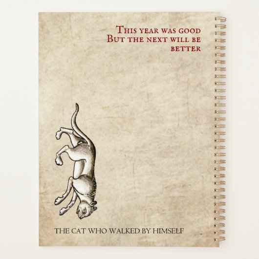 The Independent Cat's Planner (Achterkant)