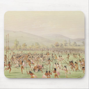 The Indian Ball Game, c.1832 Muismat