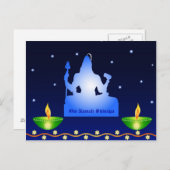 The Indian God Shiva - Briefkaart (Voorkant / Achterkant)