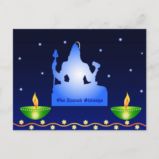 The Indian God Shiva - Briefkaart (Voorkant)