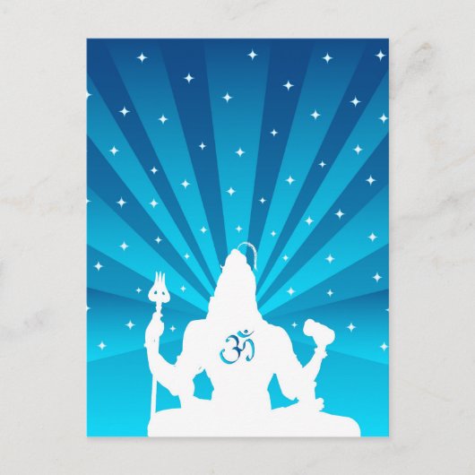 The Indian God Shiva - Briefkaart (Voorkant)