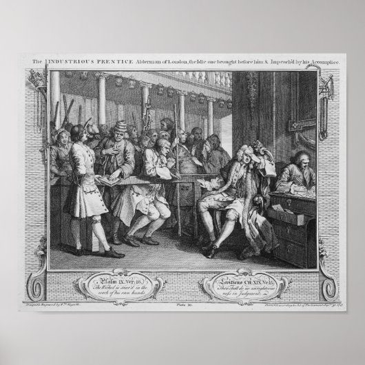 The Industrious Prentice Alderman of London Poster (Voorkant)