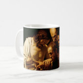 The Ingeloulity of St. Thomas, 1602-03 Koffiemok (Voorkant links)