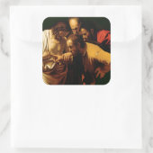 The Ingeloulity of St. Thomas, 1602-03 Vierkante Sticker (Tas)