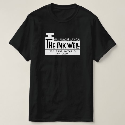 The Ink Well Nightclub, Chicago, IL T-shirt (Design voorkant)
