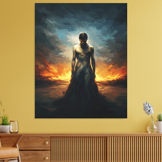 The Inner Flame Canvas Afdruk (Insitu (Woonkamer))