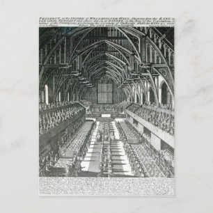 The Inside of Westminster Hall Briefkaart