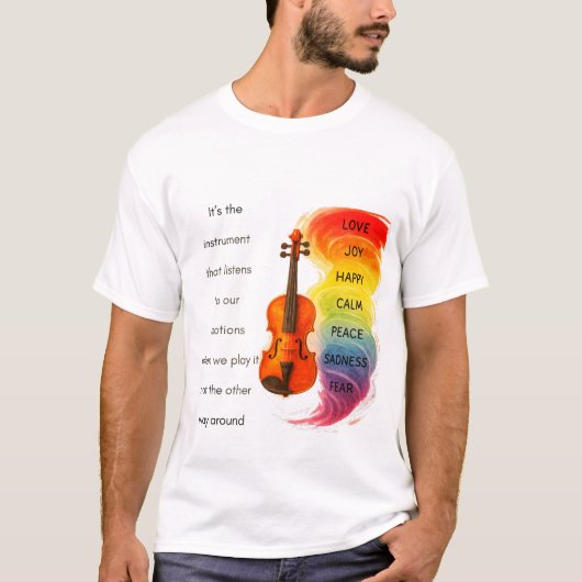 The Instrument That Listens T-shirt (Voorkant)