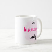The Insurance Lady - Insurance Marketing Gift Koffiemok (Voorkant rechts)