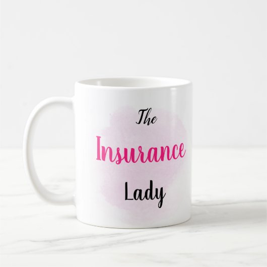 The Insurance Lady - Insurance Marketing Gift Koffiemok (Links)