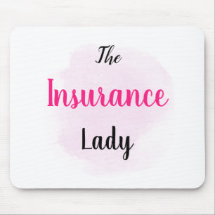 The Insurance Lady - Insurance Marketing Gift Muismat