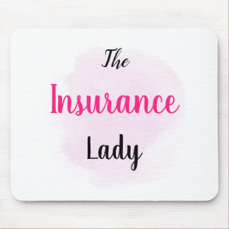The Insurance Lady - Insurance Marketing Gift Muismat