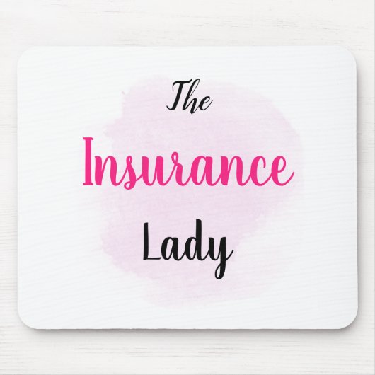 The Insurance Lady - Insurance Marketing Gift Muismat (Voorkant)