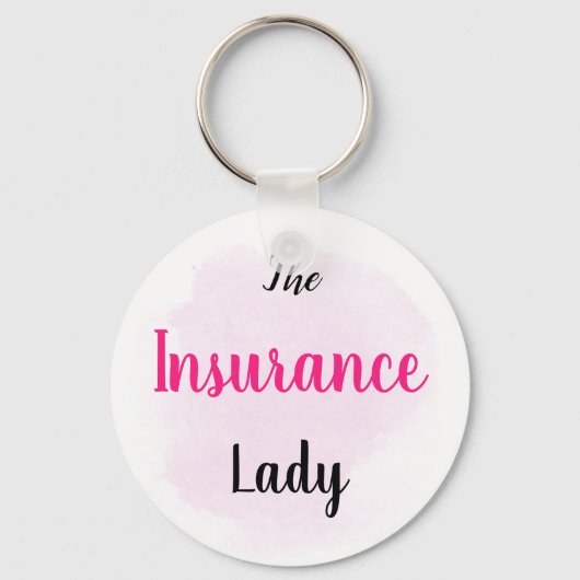 The Insurance Lady - Insurance Marketing Gift Sleutelhanger (Voorkant)