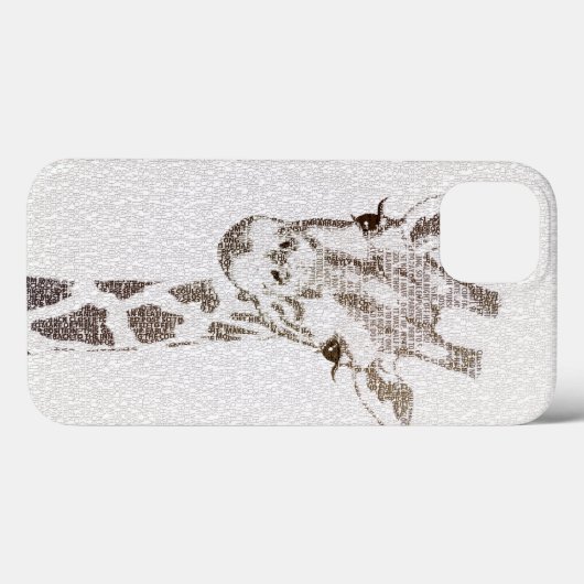 The Intellectual Giraffe Case-Mate iPhone Case (Achterkant (horizontaal))
