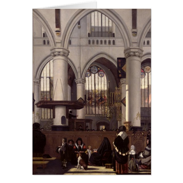 The Interior of Oude Kerk, Amsterdam, c.1660 (Voorkant)