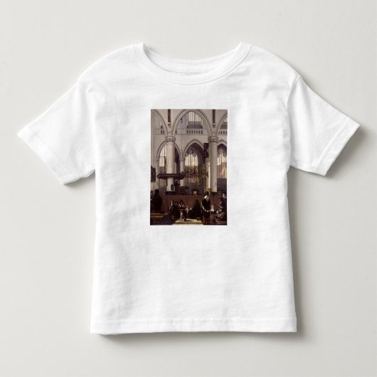 The Interior of Oude Kerk, Amsterdam, c.1660 Kinder Shirts (Voorkant)