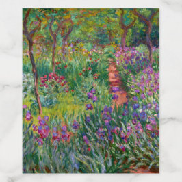 The Iris Garden At Giverny By Claude Monet 