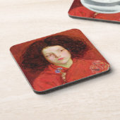 The Irish Girl, 1860 (olie op het canvas vastgeleg Drankjes Onderzetter (Linkerzijde)